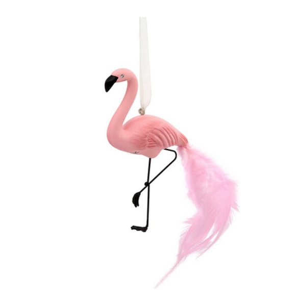 Hallmark Signature Flamingo "Life is too Short to be Subtle" Christmas Ornament - Picture 2 of 7